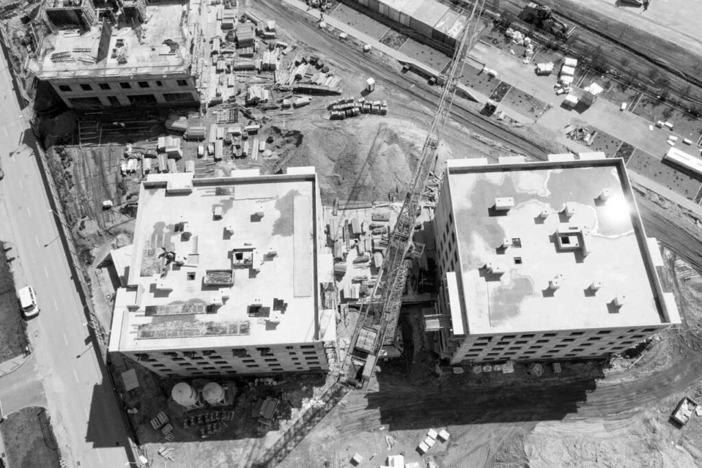 IoT Anwendung Baustelle Gebäude